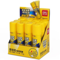 得力(deli) LH 15g高粘度PVP固体胶水/胶棒 12支装