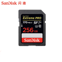 闪迪SDSDUNC-256G SD至尊高速存储卡/读速170MB/s