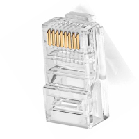 正品优族超五类网络水晶头RJ45网线网络头YOUZU