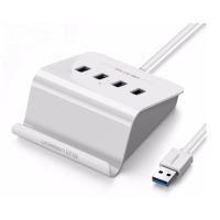 绿联 USB分线器 高速拓展4口3.0HUB集线器延长线 台式机笔记本电脑扩展坞一拖四多接口转换器 1米 20279