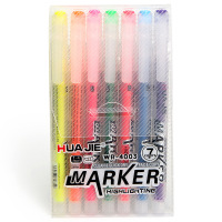 华杰 荧光笔WR4003 炫彩荧光笔(7支装)