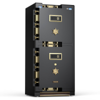 虎牌保险柜3C超越半导体指纹150双门 金刚黑