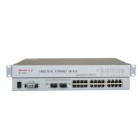 兆越 机架式ME-1616RE-BMC2 工业交换机（16个百兆电口，2个多模SC百兆光口）