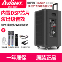 爱浪(Avlight)EX21-10广场舞音响户外蓝牙音箱大功率K歌音响便携式移动拉杆重低音炮带双话筒