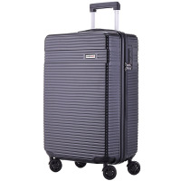 拉杆箱20英寸万向轮旅行箱男女ABS+PC登机箱SA-17001爵士黑