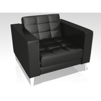 圣奥(Sunon) SR60 单人位沙发 黑色荔枝纹