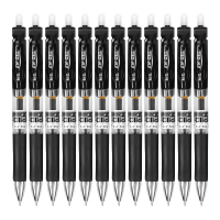 晨光(M&G)文具 K35黑色中性笔 经典按动签字笔 办公水笔 12支/盒