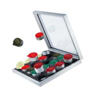 渔鲜荟 茶叶 银罐20罐拼装 乌龙茶大红袍 铁观音清香 茉莉花 铁观音浓香 小罐红茶 五款茶拼装礼盒