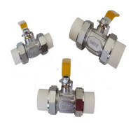 (ZD) 热熔球阀ppr双活接球阀 DN40 单位:个