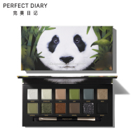 完美日记（PERFECT DIARY）探险家十二色动物眼影盘 12色眼影大熊猫盘 discovery联名眼影