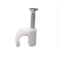 雷赢(LEIYING)6mm圆形钢钉线卡 100个/包