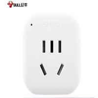 公牛(bull) GN-L01A 2位美标转国标 电源转换器插座 适合国外使用（美国 加拿大等）(单位：个)