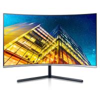 三星(SAMSUNG)32英寸4K曲面屏4KU32R590CWC窄边框绘图显示器