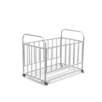 特大号加厚不锈钢无盖篮球车