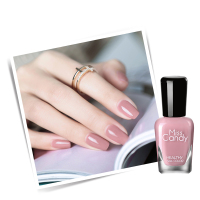 MissCandy健康甲油 无味可剥指甲油 经典系列美甲 H63怀念/藕粉裸15ml