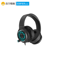 Edifier/漫步者 HECATE G7 7.1声效降噪耳机电竞耳麦头戴式麦克风吃鸡耳机带线控 黑色