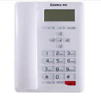 【苏宁自营】齐心(COMIX) T335水晶按键电话机(计价单位：台) 白色