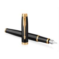 派克(PARKER)2015IM纯黑丽雅金夹墨水笔/
