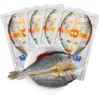鲜盟香煎黄花鱼325g*4条 新鲜野生冷冻免杀洗鲜活宁德黄鱼鲞大黄鱼