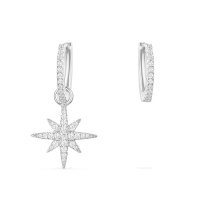APM Monaco不对称流星女士S925银耳饰耳钉耳环AE10965OX