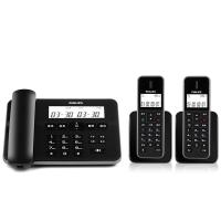 飞利浦(Philips)DCTG191 一拖二中文子母机 无绳电话机家用固定电话座机