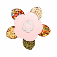 【精选】乐呵花样旋转干果盘（起订量200）-DH