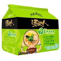 统一 方便面 汤达人 日式豚骨味方便面五连包 128g x5