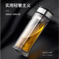 【苏宁自营】希诺(HEENOOR) XN-6900 双层玻璃杯 295ml(计价单位：个)灰色