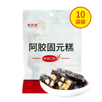 固本堂阿胶糕即食 传统口味阿胶固元糕60g*10袋装 阿胶膏 滋补营养零食