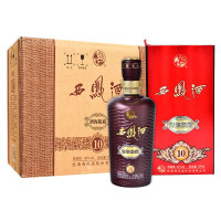 西凤酒42度 酒海陈藏(10) 绵柔凤香型白酒 整箱375mLx6盒