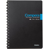 齐心(COMIX) ECCPA6507 A6 50张 蓝色 办公线圈文具笔记本子/记事本/软抄本