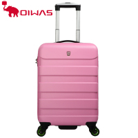 爱华仕(OIWAS)拉杆箱万向轮旅行箱简约纯色ABS行李箱20寸OCX6130粉色