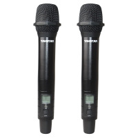 得胜(TAKSTAR)X5无线话筒麦克风 一拖二专业U段家庭KTV 工程会议主持专用话筒