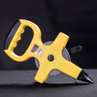 钢卷尺30米手提式架式钢卷尺十字长卷尺工程尺量地尺米尺装修测量尺