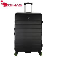 爱华仕(OIWAS)拉杆箱万向轮旅行箱简约纯色ABS行李箱24寸OCX6130黑色