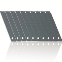 [精选]美工刀片大号裁纸刀片美工刀刀片工业用进口美工刀片18mm壁纸刀刀片锐利刀片单面盒装小刀片加厚