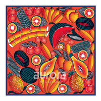 aurora热情如果丝巾