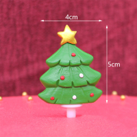 浩酷(HOCO) 生日蛋糕装饰烘焙糖珠装扮圣诞节插牌树叶插件圣诞老人摆件雪人圣诞树树脂