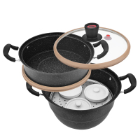 欧锐铂 ORB-081宜家乐麦饭石全能蒸炖锅 单个装