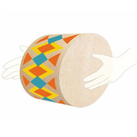 乐寿 YC 7寸 非洲手鼓玩具鼓幼儿园锣鼓打鼓打击乐器