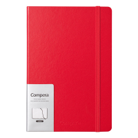 齐心(COMIX) C8042 A5 114张 红色 Compera 皮面笔记本