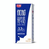 光明纯牛奶 优加礼盒装250ml*12盒全脂牛奶整箱