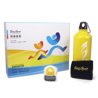 易威斯堡(EasySport)酷跑套装 运动水壶+大屏计步器+运动护腕 一套健身套装ES-RU301