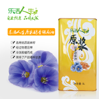 乐活人生醇香胡麻油5L 马口铁桶包装
