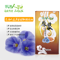 乐活人生原浆醇甄胡麻油5L 马口铁桶包装