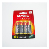 晨光5号碱性电池（4粒吸卡）ARC92556 12卡/盒电池