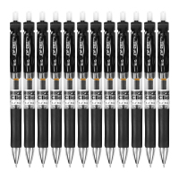 [苏宁]晨光(M&G)文具K35/0.5mm黑色中性笔 经典按动子签字笔 办公水笔 12支/盒
