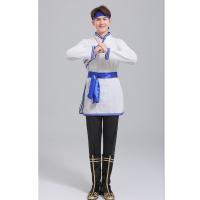 蒙古演出服 (白色上衣+腰带 +头饰+裤子)