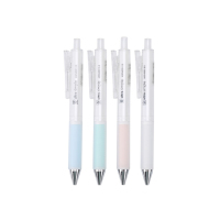 晨光(M&G)AGPH5201按动式中性笔优品系列0.5水笔签字笔低重心粗笔杆 黑色笔芯 10支/盒