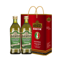 翡丽百瑞 FILIPPO BERIO 意大利原装进口 特级初榨橄榄油礼盒1L*2瓶YNH